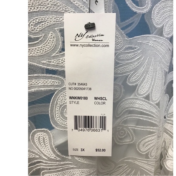 NY Collection Lace Shirt - Picture 9 of 9